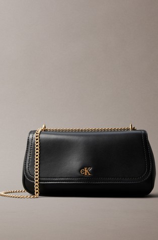 Monogram Logo mini torbica s metalnom naramenicom