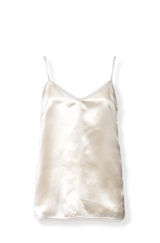 Satenski top s naramenicama