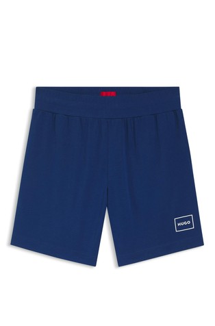 Pamučne kratke hlače s kontrastnim logotipom