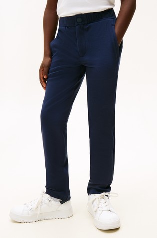Straight fit hlače od pikéa