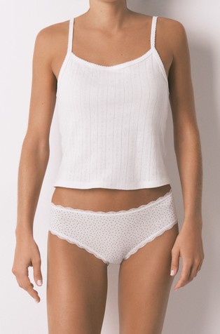 Točkaste gaćice od mješavine pamuka