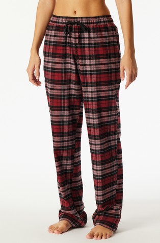Mix & Relax - long pants in organic cotton with check print