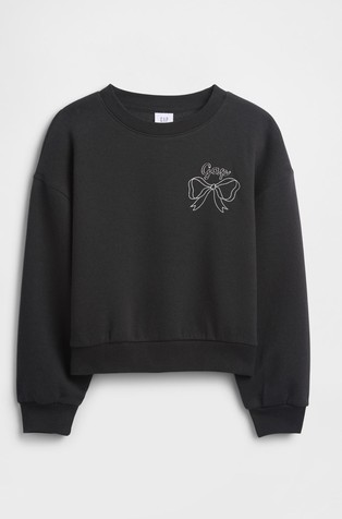 Oversized pulover s grafikom za djevojčice