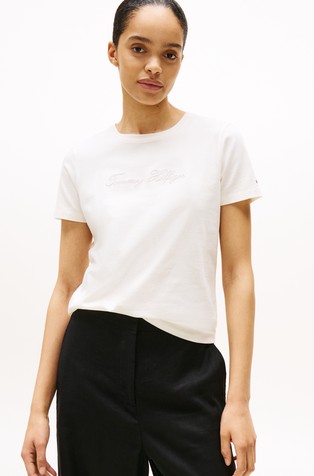 Pamučna majica s izvezenim logotipom