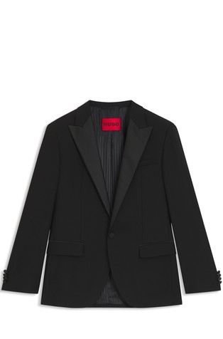 Slim fit smoking sako od rastezljivog žakarda