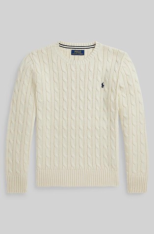 Strukturirano pleten pamučni pulover