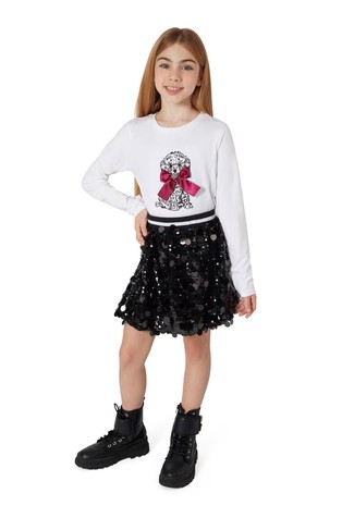 Mini suknja sa šljokicama