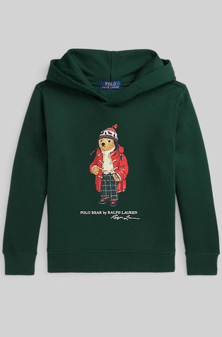 Polo Bear pulover s kapuljačom i flisiranom unutrašnjošću