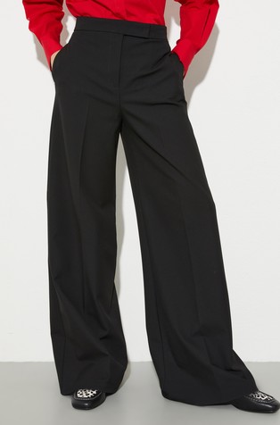 Wide tailored trousers