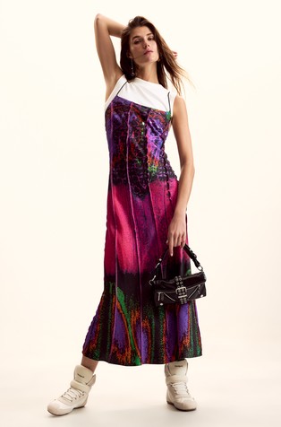 2-u-1 haljina s uzorkom Christian Lacroix