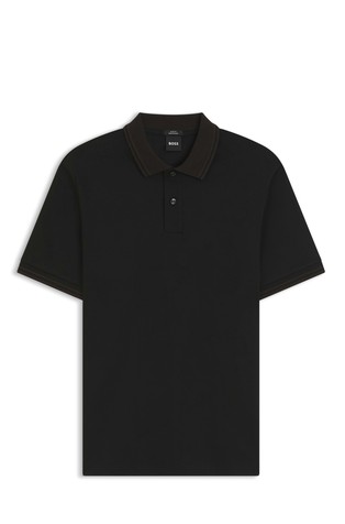 Slim fit polo majica od merceriziranog pamuka