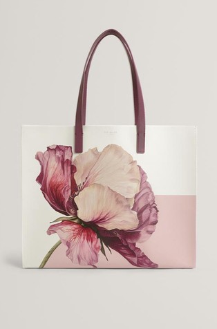 Velika tote torba s otisnutim cvijetom