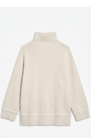 TSROSA high neck ribbed jumper