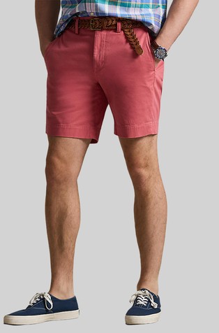 Stretch Straight Fit Chino Short