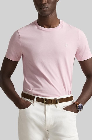 Custom Slim Fit Jersey Crewneck T-Shirt