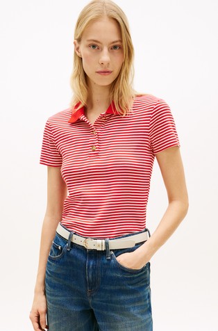 Slim Fit Short-sleeved Polo Shirt