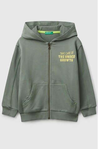 Pamučni pulover s kapuljačom i otiscima