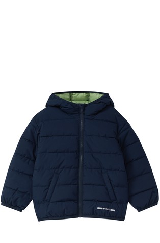 Oversized unisex quilted jacket with hood