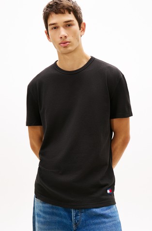 Waffle Knit Short-sleeved Tee