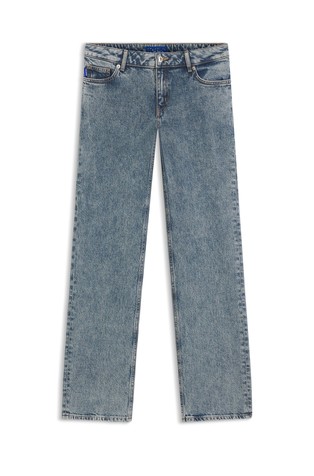 Boot-cut jeans in stretch denim