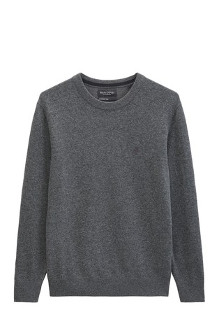 Sweater in organic cotton and virgin wool blend