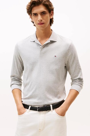 Regular fit polo majica dugih rukava