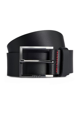 Kožni remen s logo kopčom