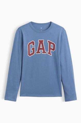 Gap logo majica dugih rukava s printom za dječake