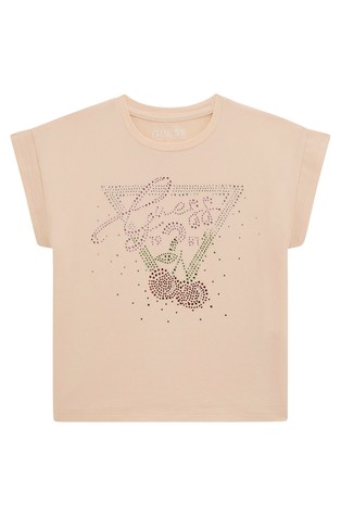 Majica s logotipom s ukrasnim kamenčićima