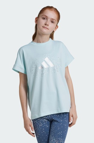 Glam majica kratkih rukava sa svjetlucavim logotipom