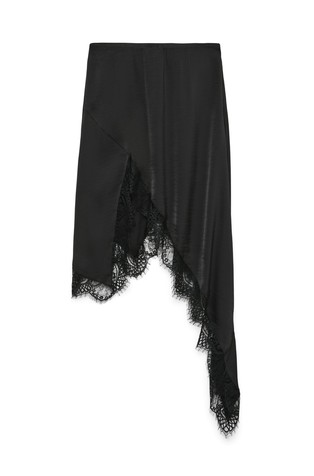 VMLOUISA asimetrična suknja s čipkom