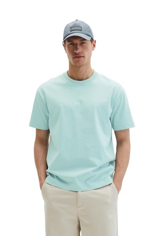 Relaxed T-shirt in organic cotton jersey