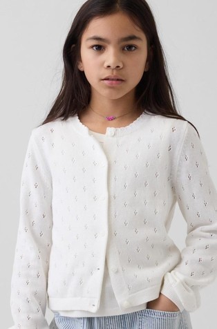 Kardigan s rupičastim uzorkom za djevojčice