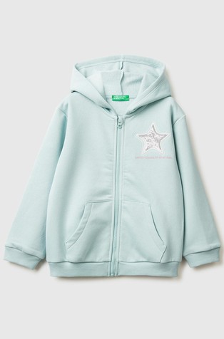 Pulover s kapuljačom i šljokicama