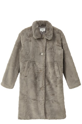 Loose fit kaput od umjetnog krzna