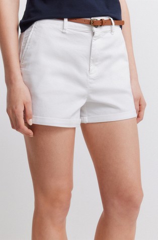 Stretch cotton chino shorts