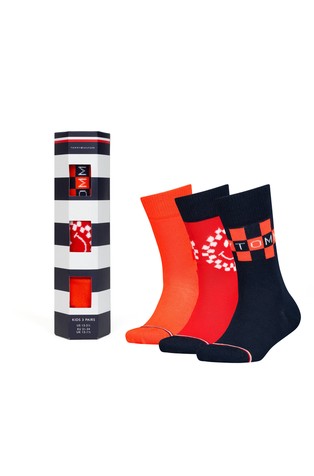 Paket 3 para čarapa s uzorkom šahovnice