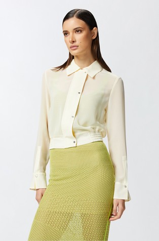 Bomber košulja od žoržeta