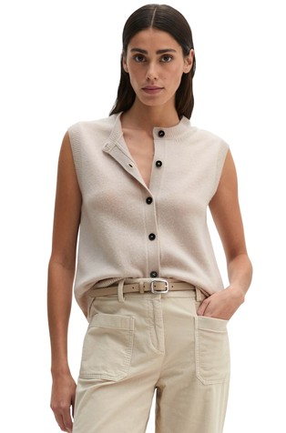 Wool knit vest