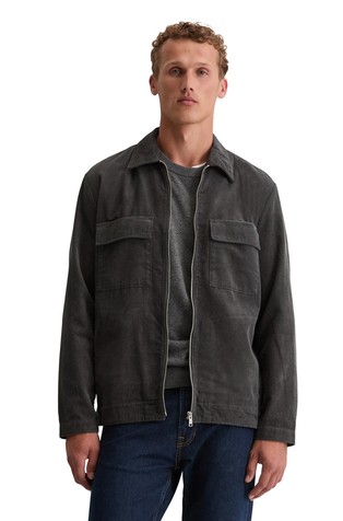 Košulja-jakna od organskog pamučnog baršuna