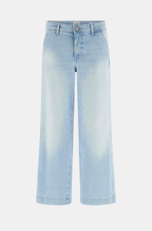 Zoya cropped jeans hlače sa širokim nogavicama