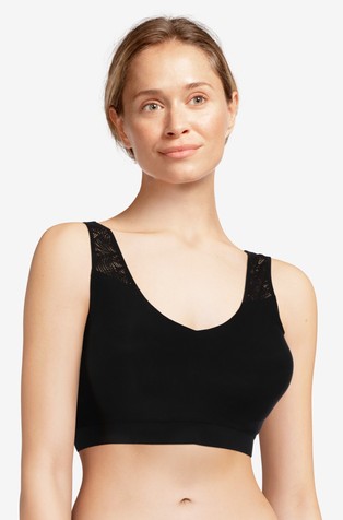 SoftStretch podstavljen top s čipkom