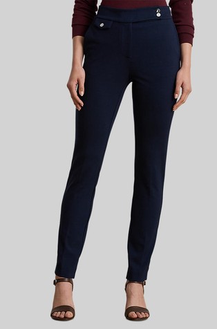 Hlače sa skraćenom dužinom od ponte tkanine