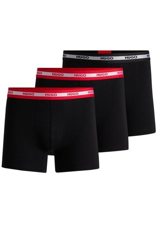 Paket od 3 para bokserica od rastezljivog pamuka s logo obrubom