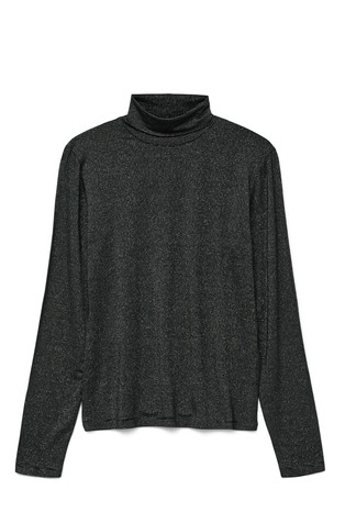 VMLAVA Glittery Turtleneck T-Shirt