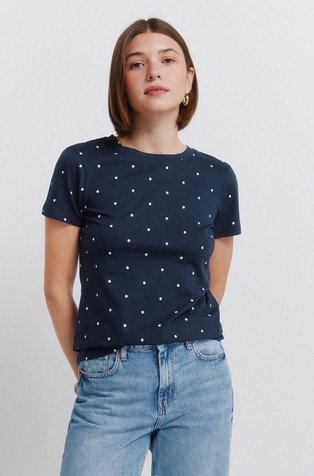 Printed short sleeve T-shirt