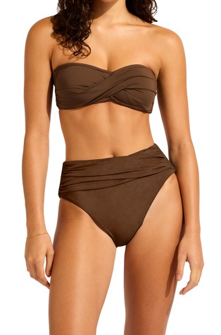 Seafolly Collective donji dio kupaćeg kostima s visokim strukom