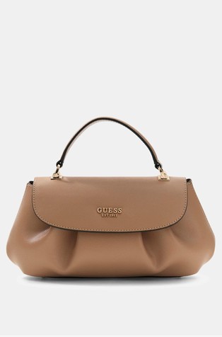 Amorette handbag in faux-leather with pleats