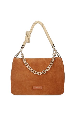 Torbica za nošenje preko ramena od brušene kože