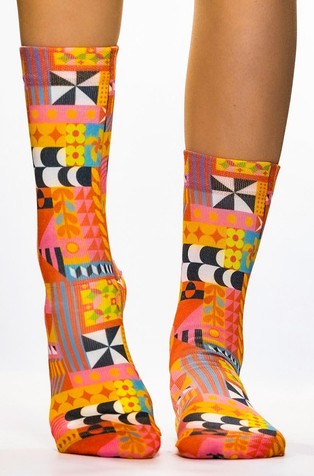 Retro mix ženske čarape